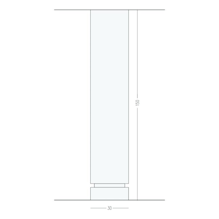 Noga meblowa Tess mosiężna szczotkowana nielakierowana OPEN&HIDE
