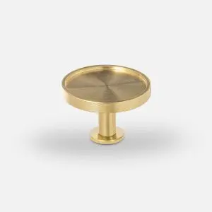 Pillow Pad S Brass Brushed Unpainted INA L Single Point Holder OPEN&HIDE