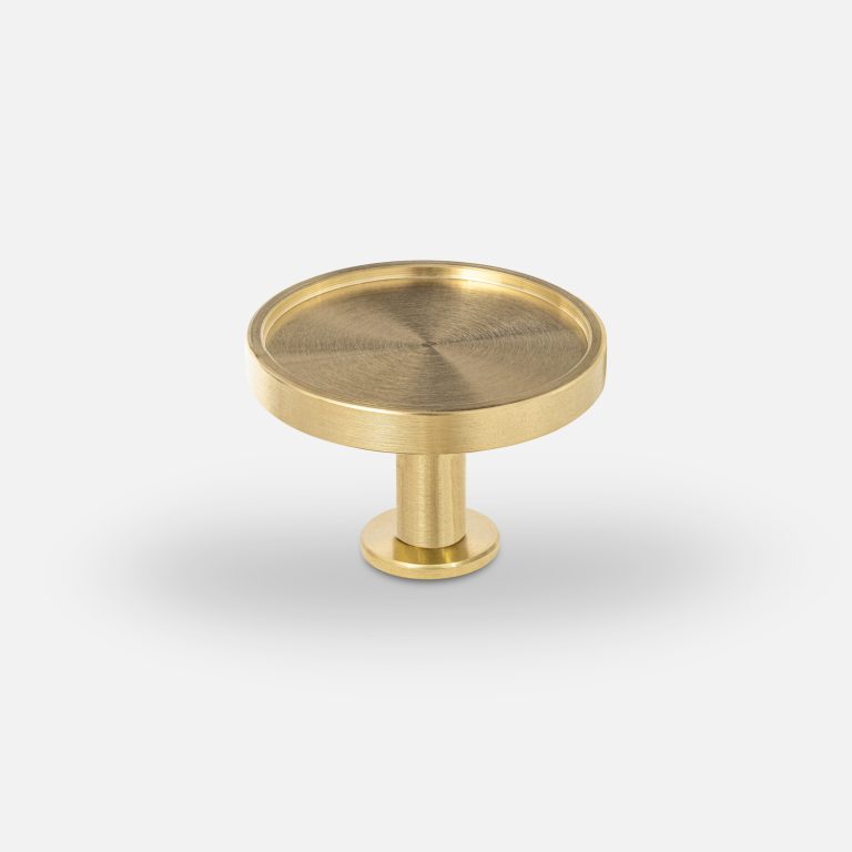 Pillow Podkładka S Mosiężna Szczotkowana Nielakierowana INA L uchwyt jednopunktowy OPEN&HIDE