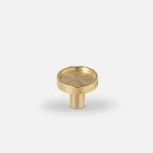 INA S short single point handle brushed brass unpainted OPEN&HIDE