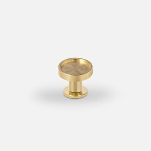 INA S short single point bracket brushed brass unpainted Pillow pad S