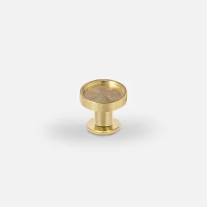 INA S short single point bracket brushed brass unpainted Pillow pad S